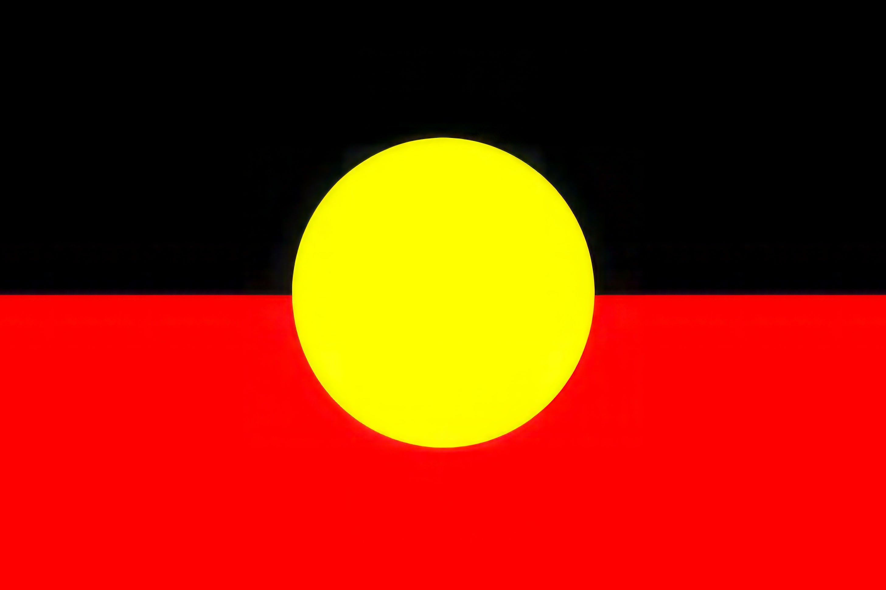 Photo of the Aboriginal flag